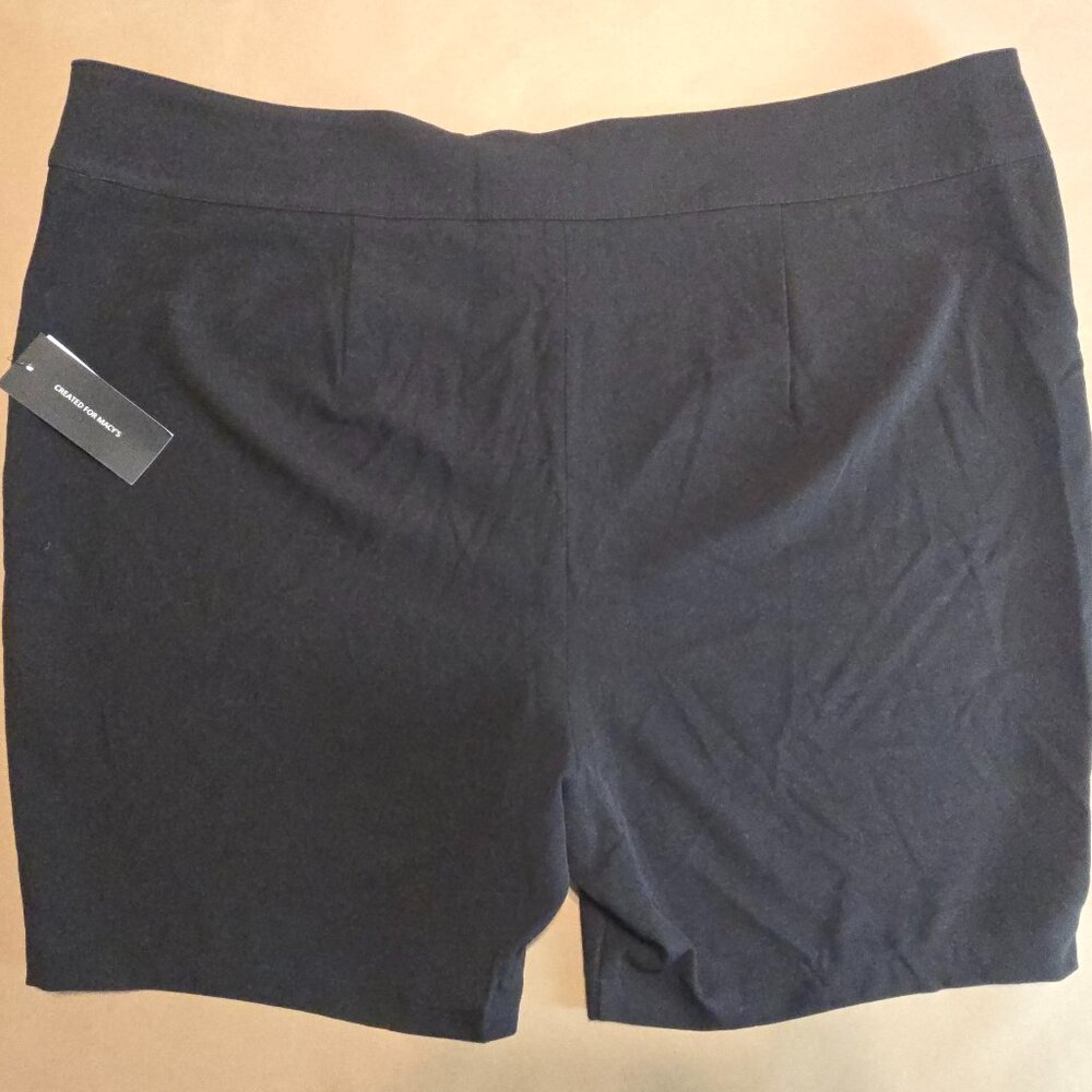 Danielle Bernstein Zip Front Biker Short - size 22W - Picture 6 of 11